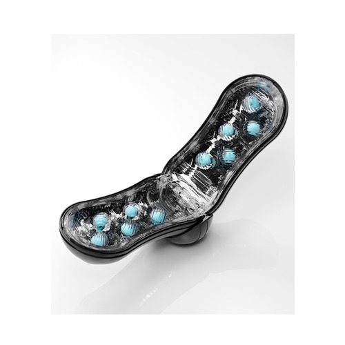 Tenga - Flip Orb Strong Masturbator Blauw afbeelding 3